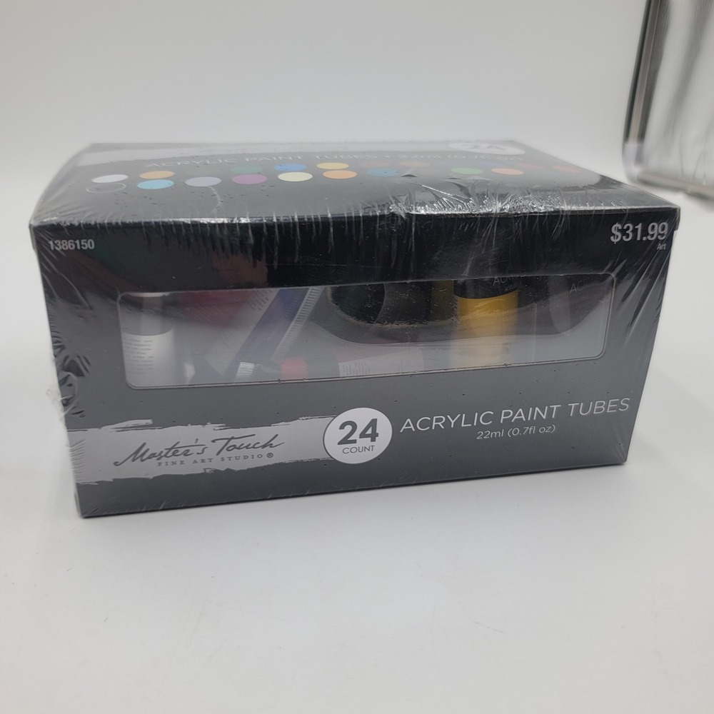 Masters Touch Acrylic Paint Set 24 Count 22ml Tubes Heavy Body Fine Art Studio